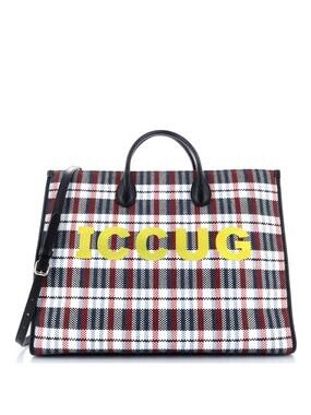 Gucci Iccug Tote Embroidered Faux #185464G71B